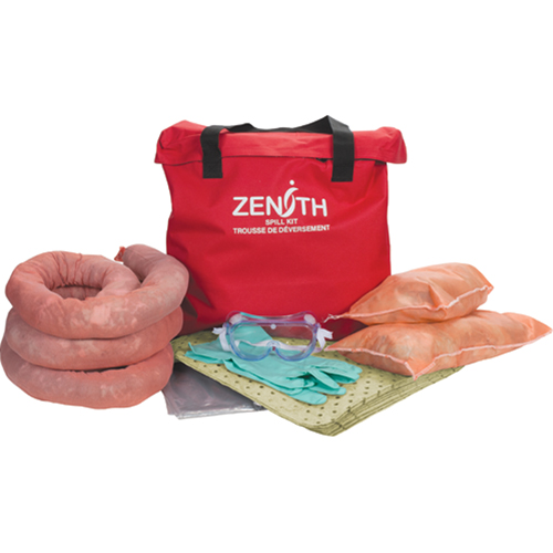 Trousse de lutte contre les d&eacute;versements pour camion, Mati&egrave;res dangereuses, Sac, Absorbance de 10 gal. US Quali-T-Solutions