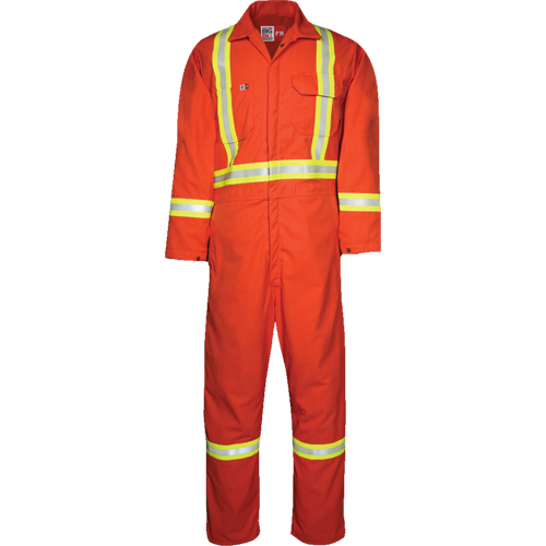 Westex UltraSoft&reg; Unlined Coveralls, Large, Orange Quali-T-Solutions