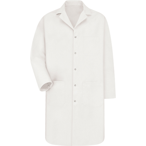 Sarrau de laboratoire, Poly-coton, Petit, Blanc Quali-T-Solutions