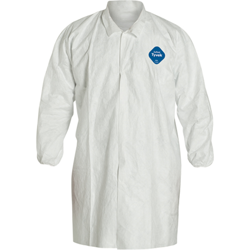 Lab Coat, Tyvek&reg; 400, White, Medium Quali-T-Solutions