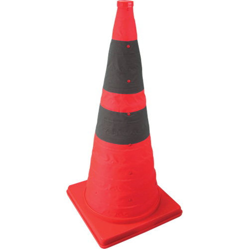 Collapsible Lighted Cone, 28" H, Orange Quali-T-Solutions