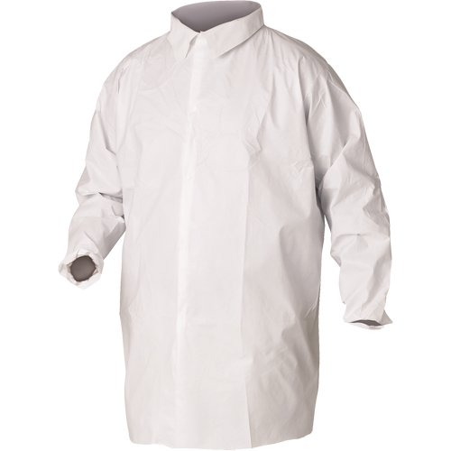 KleenGuard A20 Lab Coats, SMS, White, Large Quali-T-Solutions