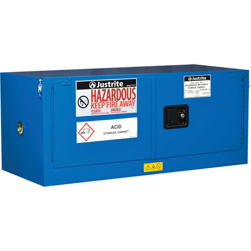 Sure-Grip&reg; Ex Hazardous Material Piggyback Safety Cabinets, 12 gal., 43" x 18" x 18" Quali-T-Solutions