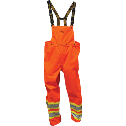 Safety Rainwear, 3X-Large, Polyester/PVC, Orange Quali-T-Solutions