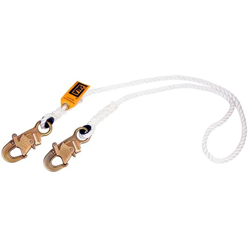 Longe de positionnement, 1 branches, 6', Classe CSA A, Nylon Quali-T-Solutions