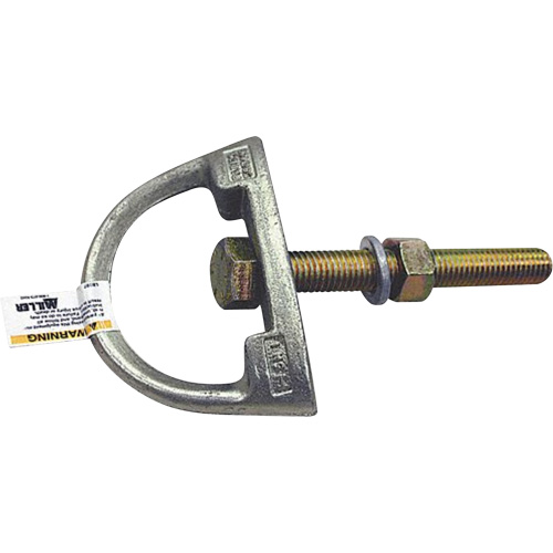 Miller&reg; Anchorage Connector with Hardware, D-Ring, Permanent Use Quali-T-Solutions