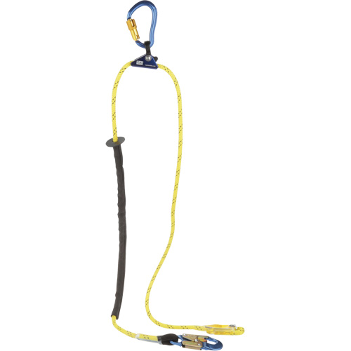 Pole Climber's Adjustable Rope Positioning Lanyard, 1 Legs, 8', CSA Class F, Nylon Quali-T-Solutions