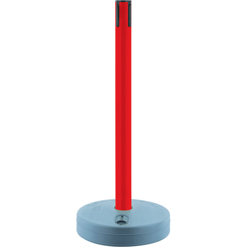 Tensabarrier ext&eacute;rieur - poteaux r&eacute;cepteurs, Hauteur de 37", Rouge Quali-T-Solutions