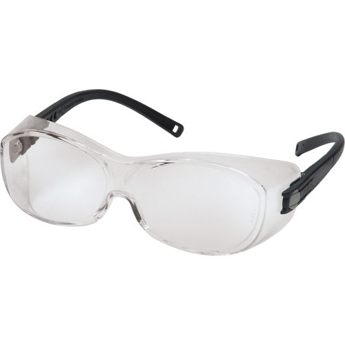 OTS&reg; Safety Glasses, Clear Lens, Anti-Scratch, ANSI Z87+/Meets/Exceeds CSA Z94.3 Quali-T-Solutions