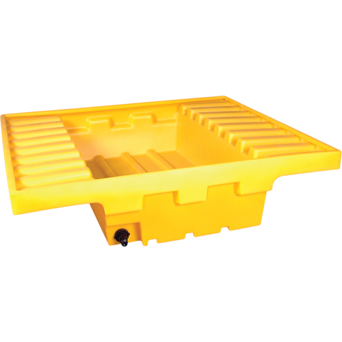 Ultra-Rack Sump&reg;, 51.5" L x 51.5" W x 12" H, 66 US gal. Capacity Quali-T-Solutions