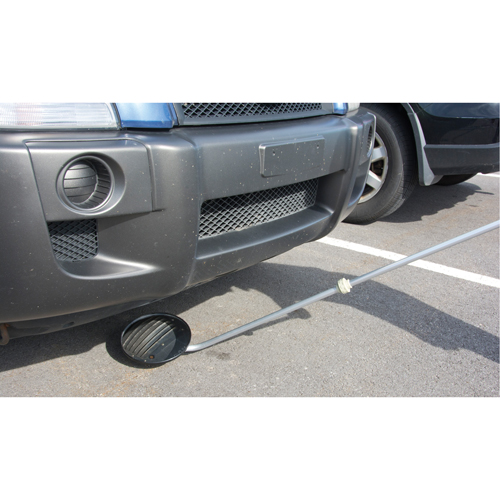 Inspection Mirror, 8.5" dia., Round, 47" Handle Quali-T-Solutions