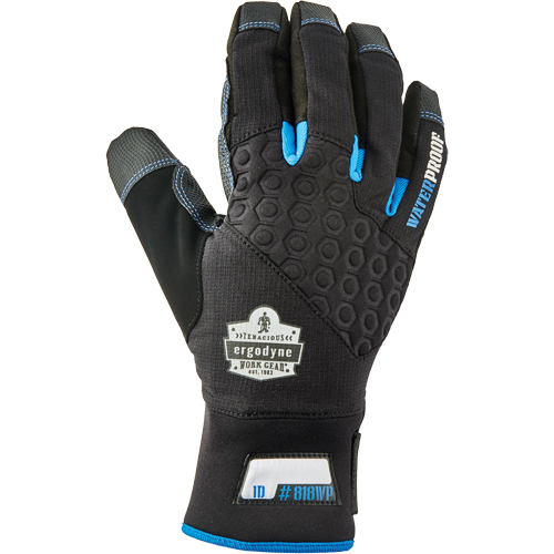 ProFlex&reg; 818WP Performance Thermal Waterproof Utility Gloves, Polyurethane Palm, Size Small Quali-T-Solutions