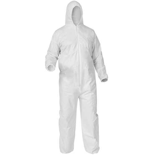 Kleenguard A35 Coveralls, Small, White, Microporous Quali-T-Solutions