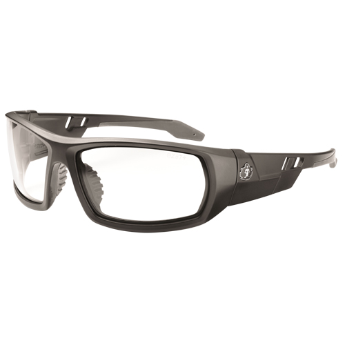 Lunettes de s&eacute;curit&eacute; Skullerz Odin, Lentille Transparent, Antibu&eacute;e/Anti-&eacute;gratignures, ANSI Z87+/R&eacute;pond ou surpasse la norme CSA Z94.3 Quali-T-Solutions