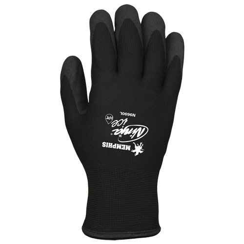 Gants N9690 Memphis Ninja Ice, 9/Grand, R&ecirc;vetement PVC, Calibre 15, Enveloppe en Acrylique/Tissu &eacute;ponge Quali-T-Solutions