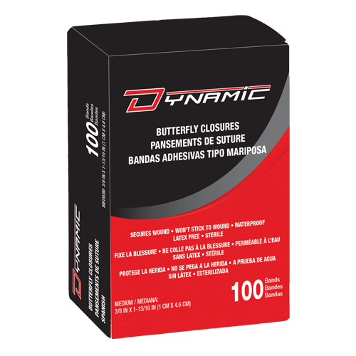 Dynamic Butterfly Closures, Skin Closure, Class 1 Quali-T-Solutions