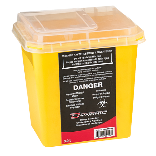 Dynamic Sharps&reg; Container, 3 L Capacity Quali-T-Solutions