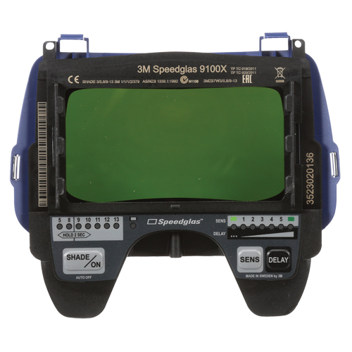 Filtre pour lentille de soudage auto-assombrissant Speedglas 9100X, 4-2/10" la x 2-1/10" h Champ de vision, Pour utilisation avec S&eacute;rie 9100 Quali-T-Solutions