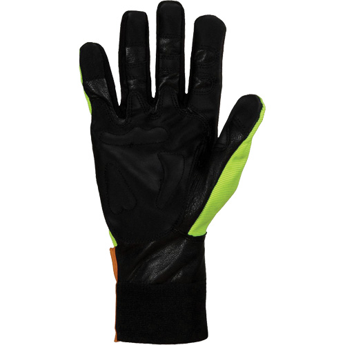 Gants pour scie &agrave; chaîne haute visibilit&eacute; Endura, Taille Grand/9, Paume Ch&egrave;vre Quali-T-Solutions