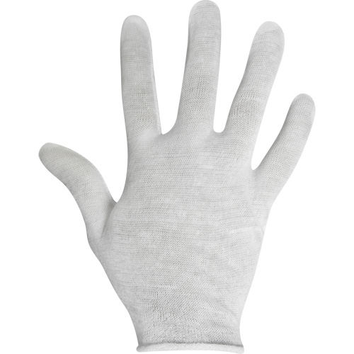Inspection Gloves, Cotton, Unhemmed Cuff, Ladies Quali-T-Solutions