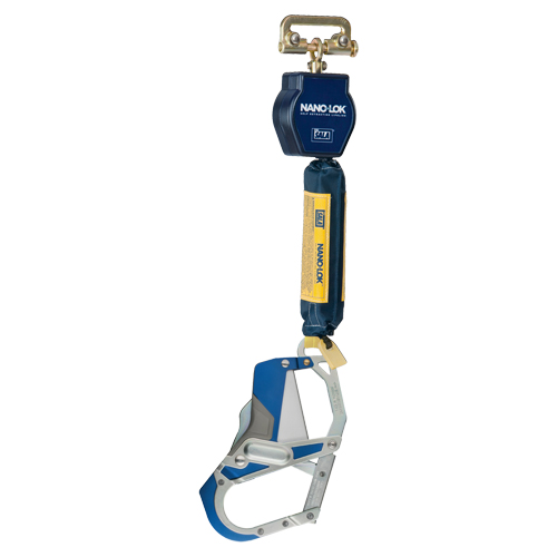 Cordage de s&eacute;curit&eacute; autor&eacute;tractable Nano-Lok, 6', Sangles, Stationnaire Quali-T-Solutions