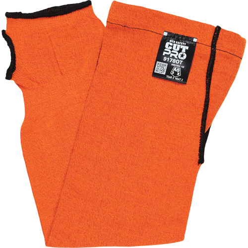 Manches Memphis, Kevlar, 18", ASTM ANSI niveau A5, Orange Quali-T-Solutions