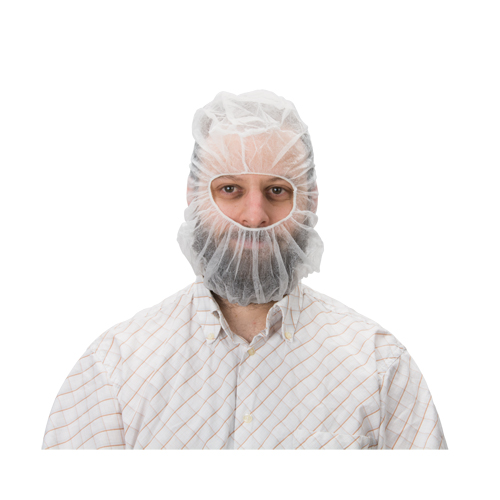 Disposable Hood, Polypropylene, White Quali-T-Solutions