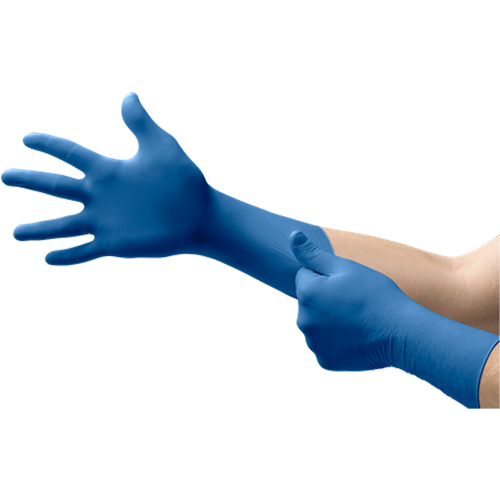 UltraSense&reg; EC Gloves, X-Small, Nitrile, 5-mil, Powder-Free, Blue, Class 2 Quali-T-Solutions