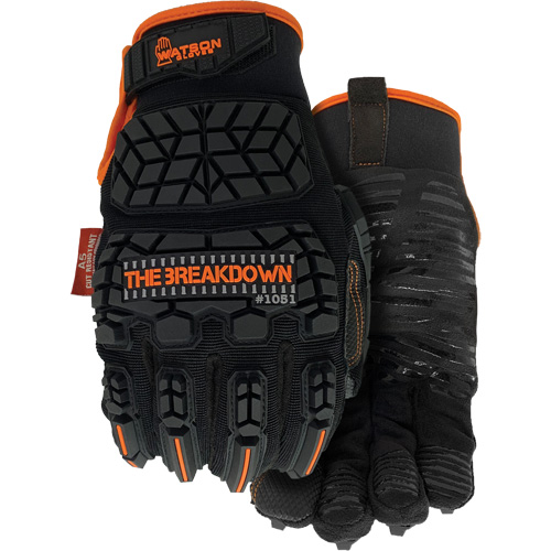 1051 The Breakdown Gloves, Size Small, PVC Coated, Cutshield Shell, ASTM ANSI Level A5/EN 388 Level E Quali-T-Solutions