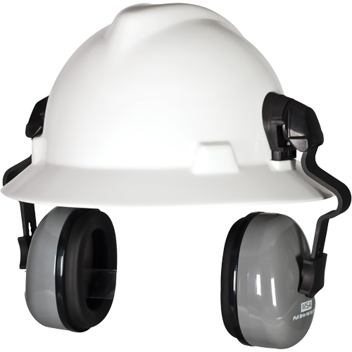 Serre-t&ecirc;te avec contr&ocirc;le du son SH pour les casques de s&eacute;curit&eacute; &agrave; bordure compl&egrave;te, Fixation pour casque, 25 NRR dB Quali-T-Solutions