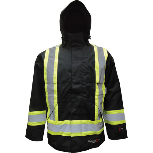 Insulated Jacket, Polyester/Polyurethane, Black, Small Quali-T-Solutions
