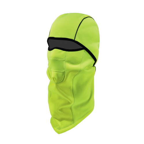 N-Ferno&reg; 6823 Wind-Proof Hinged Balaclava, Fleece, High-Visibility Lime Green Quali-T-Solutions