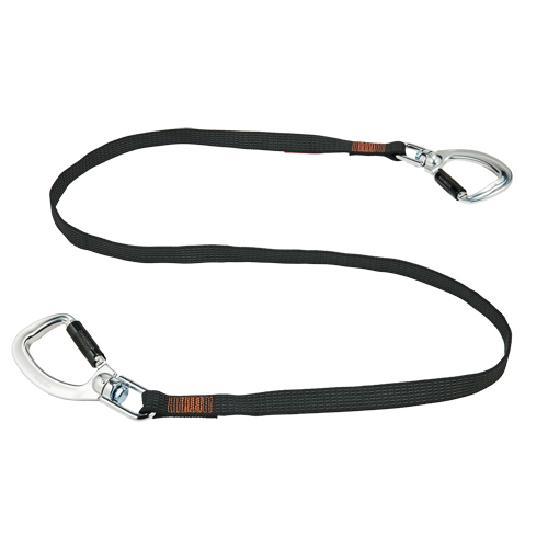 Squids&reg; 3139  Double-Locking Tool Lanyard with Swivel, Fixed Length, Dual Carabiner Quali-T-Solutions