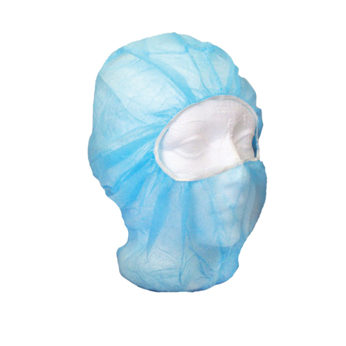 Disposable Balaclava Hood, Polypropylene, Blue Quali-T-Solutions