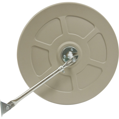 Convex Mirror with Telescopic Arm, Indoor/Outdoor, 12" Diameter Quali-T-Solutions