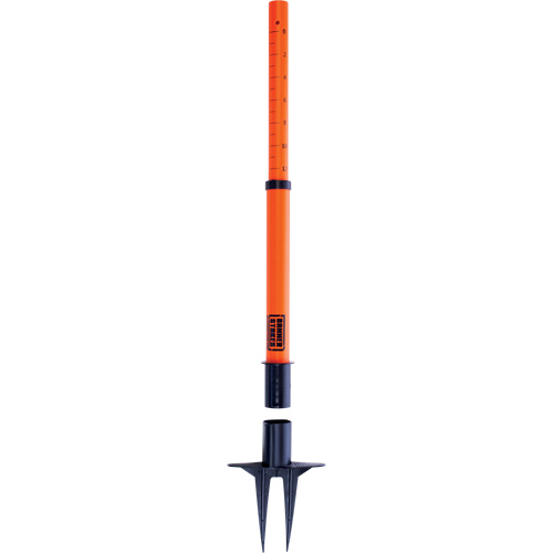 Montant de barri&egrave;re PLUS, Hauteur de 42", Orange Quali-T-Solutions