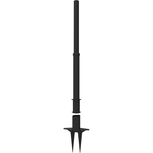 Montants de barri&egrave;re PLUS, Hauteur de 42", Noir Quali-T-Solutions