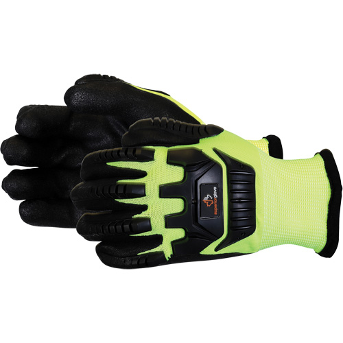 Gants enduits Dexterity, 6, R&ecirc;vetement Nitrile, Calibre 15, Enveloppe en Acrylique Quali-T-Solutions