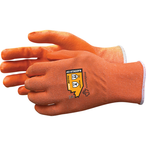 Gants en fibre de filament composite, Taille 5, Calibre 18, Rev&ecirc;tement Mousse de nitrile, Enveloppe en TenActiv, ASTM ANSI niveau A4 Quali-T-Solutions