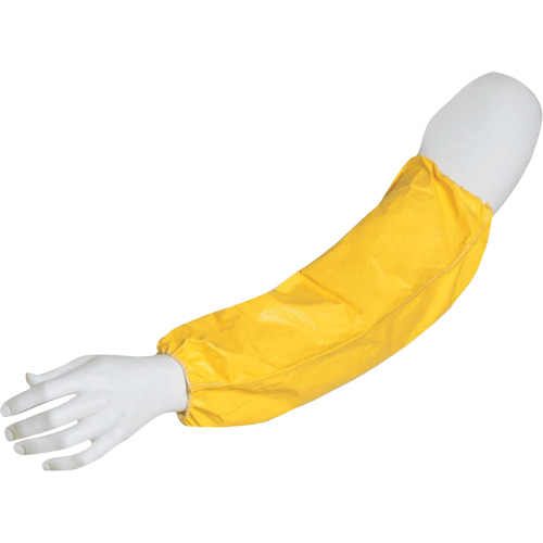 Disposable Sleeves, 18" long, Tychem&reg; 2000, Yellow Quali-T-Solutions