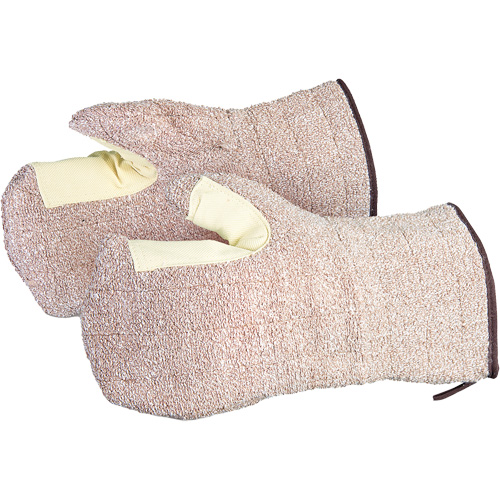 Mitaines de four CoolGrip, Tissu &eacute;ponge, Grand, Prot&egrave;ge jusqu'&agrave; 446° F (230° C) Quali-T-Solutions