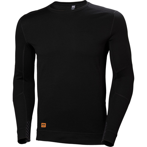 Lifa&reg; Max Moisture-Wicking Crewneck Undershirt, Men's, 2X-Large, Black Quali-T-Solutions