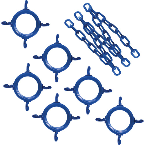 Ensemble de connecteurs de chaîne pour c&ocirc;nes Quali-T-Solutions