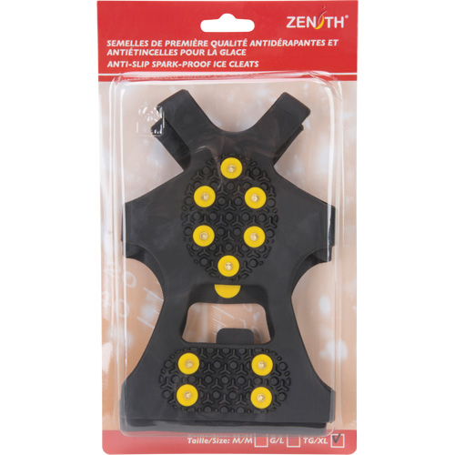 Semelles antid&eacute;rapantes et anti&eacute;tincelles pour la glace, Laiton, Traction Crampon, T-Grand Quali-T-Solutions