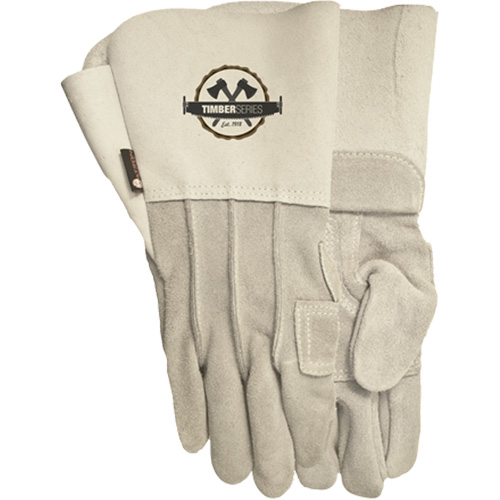 Gants de soudage 109G Timber Beast, Cuir de vache refendu, Taille 8 Quali-T-Solutions