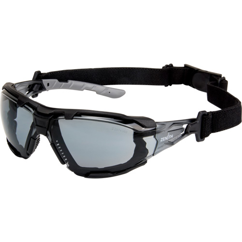 Z2900 Series Safety Glasses with Foam Gasket, Grey/Smoke Lens, Anti-Scratch, ANSI Z87+/Meets/Exceeds CSA Z94.3 Quali-T-Solutions