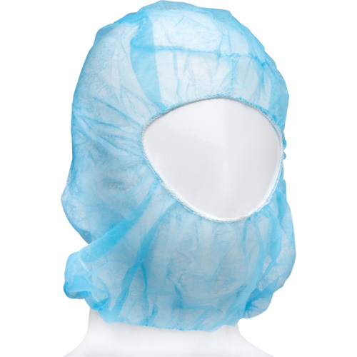 Disposable Hood, Polypropylene, Blue Quali-T-Solutions