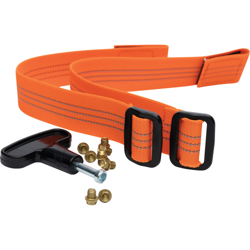Crampons et sangles de rechange en laiton pour crampons &agrave; glace Midcleat Quali-T-Solutions