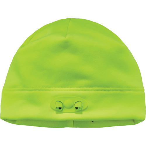 Bonnet N-Ferno &agrave; lumi&egrave;res DEL, Taille unique, Vert lime haute visibilit&eacute; Quali-T-Solutions
