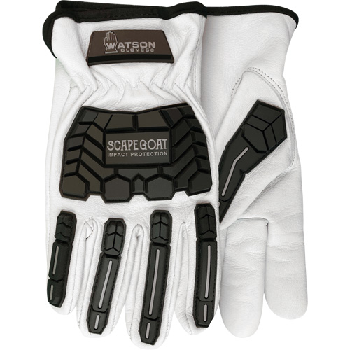 Scape Goat Impact Gloves, X-Small, Goatskin Palm, Slip-On Cuff Quali-T-Solutions